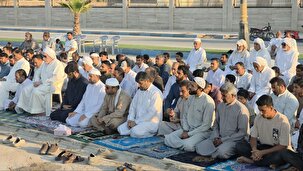 اقامه نماز باران در نخل تقی