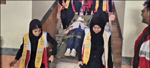 تمرین آمادگی برای زلزله در برخی مدارس آذربایجان شرقی