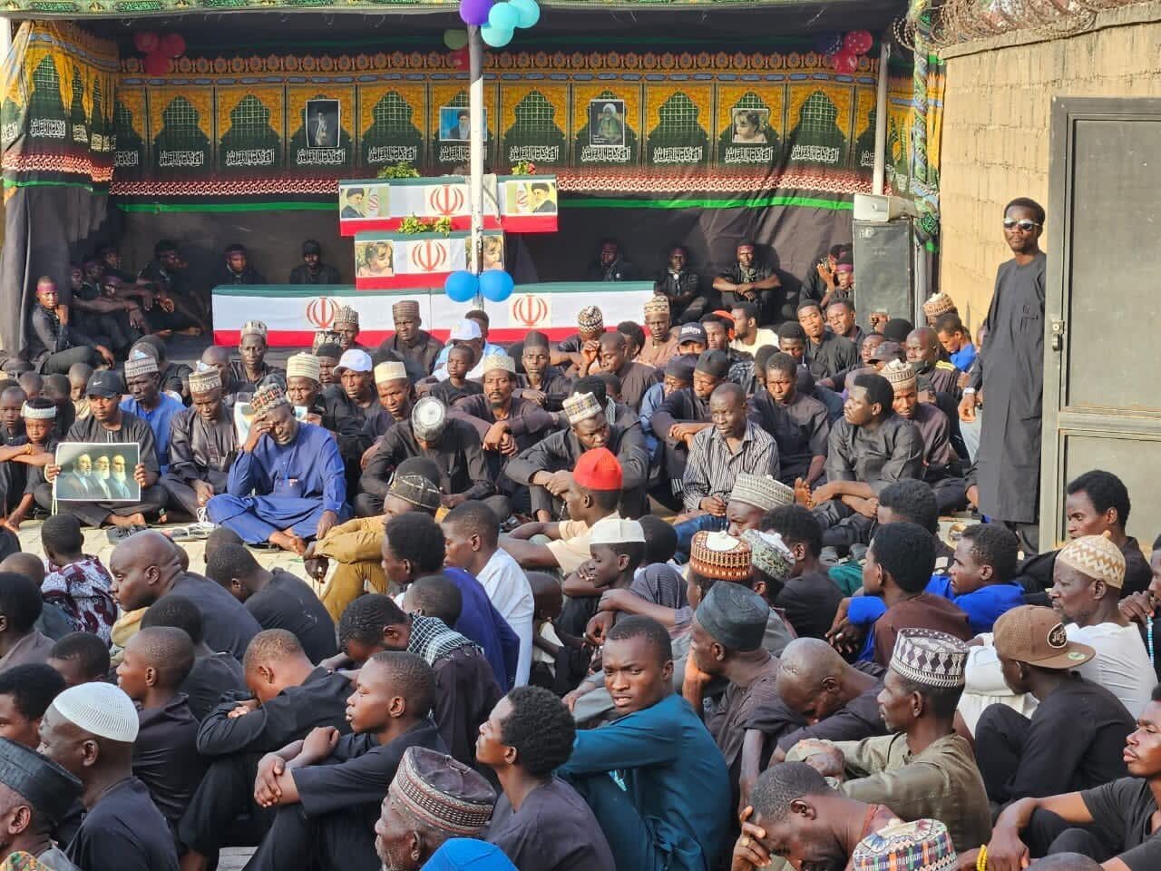 برگزاری مراسم بزرگداشت شهادت آیتالله سید علی خامنهای در حسینیه آل محمد (ص) باوچی نیجریه * https://hawzahnews.com/xfWPL برگزاری مراسم بزرگداشت شهادت آیتالله سید علی خامنهای در حسینیه آل محمد (ص) باوچی نیجریه * https://hawzahnews.com/xfWPL