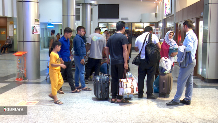 خروج مسافران از مرز نوردوز